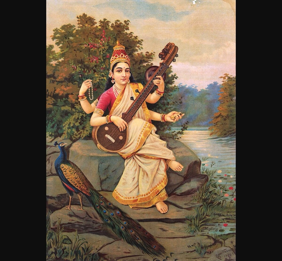 সরস্বতী বন্দনা: বিদ্যাদেবীর আবাহন